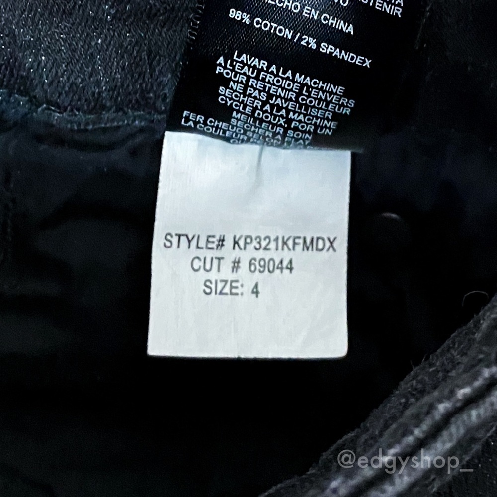 Kut from the Kloth | Black Mid Rise Bootcut Jeans - Picture 8 of 8